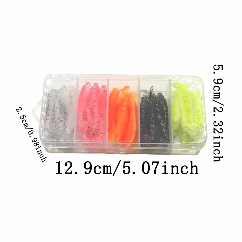 50 pieces Soft Plastics Barra/Bass/Flathead