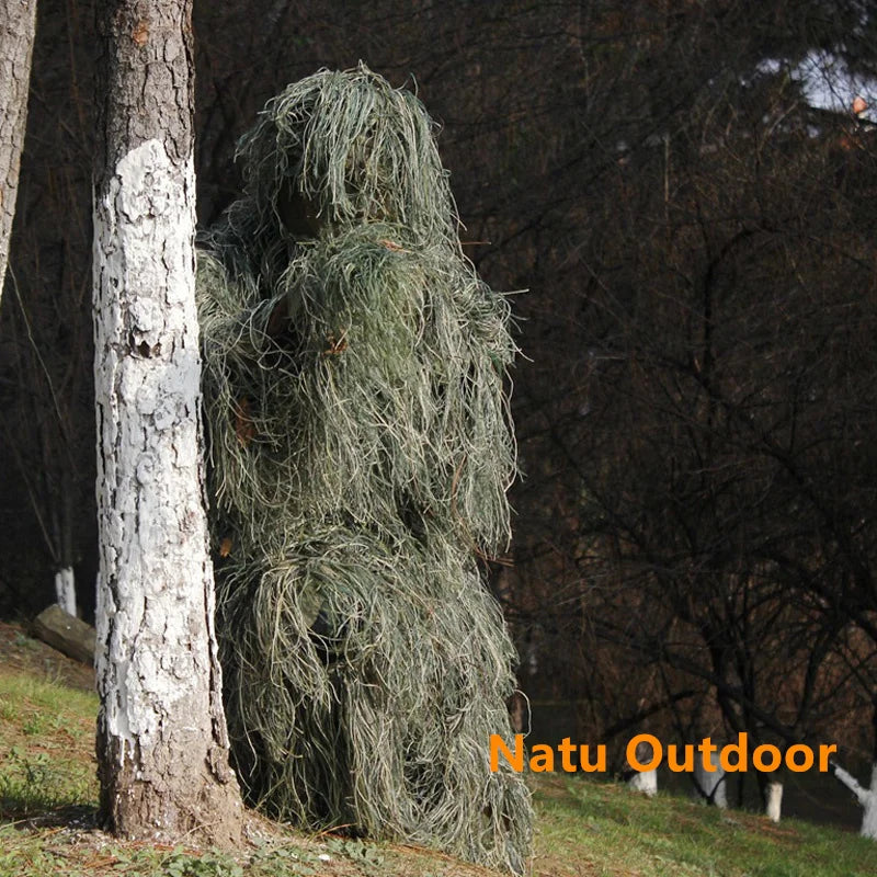 5pcs/set Camouflage Ghillie Suit Yowie Sniper