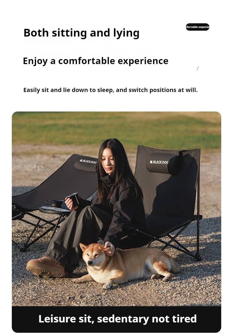 Naturehike BLACKDOG Camping Chair With Pillow