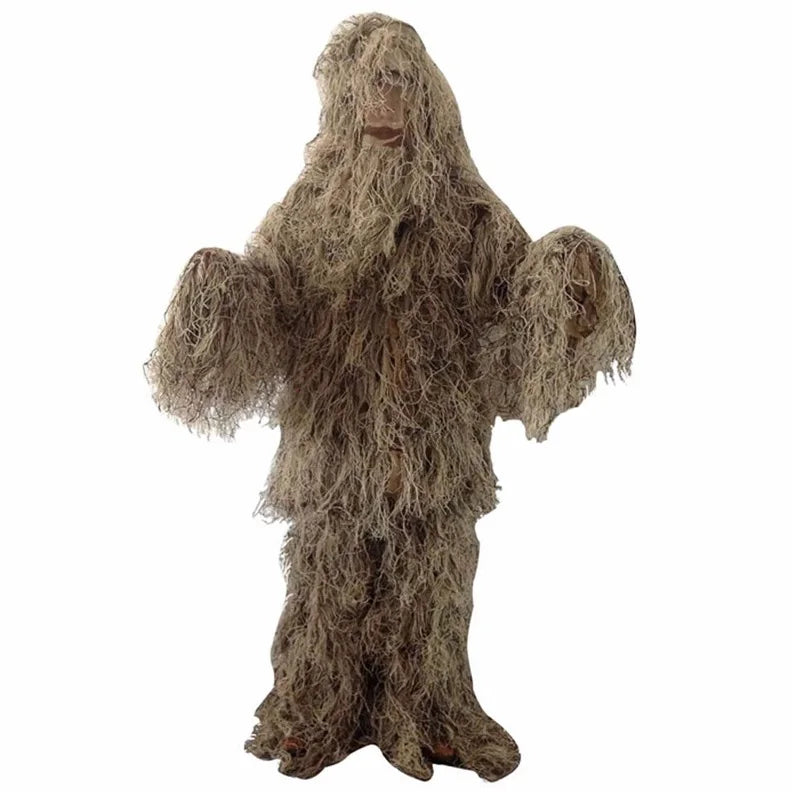 5pcs/set Camouflage Ghillie Suit Yowie Sniper
