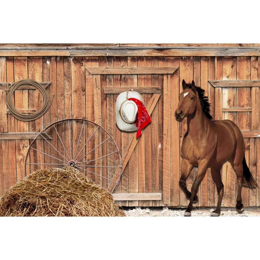 Western Cowboy Party Backdrops