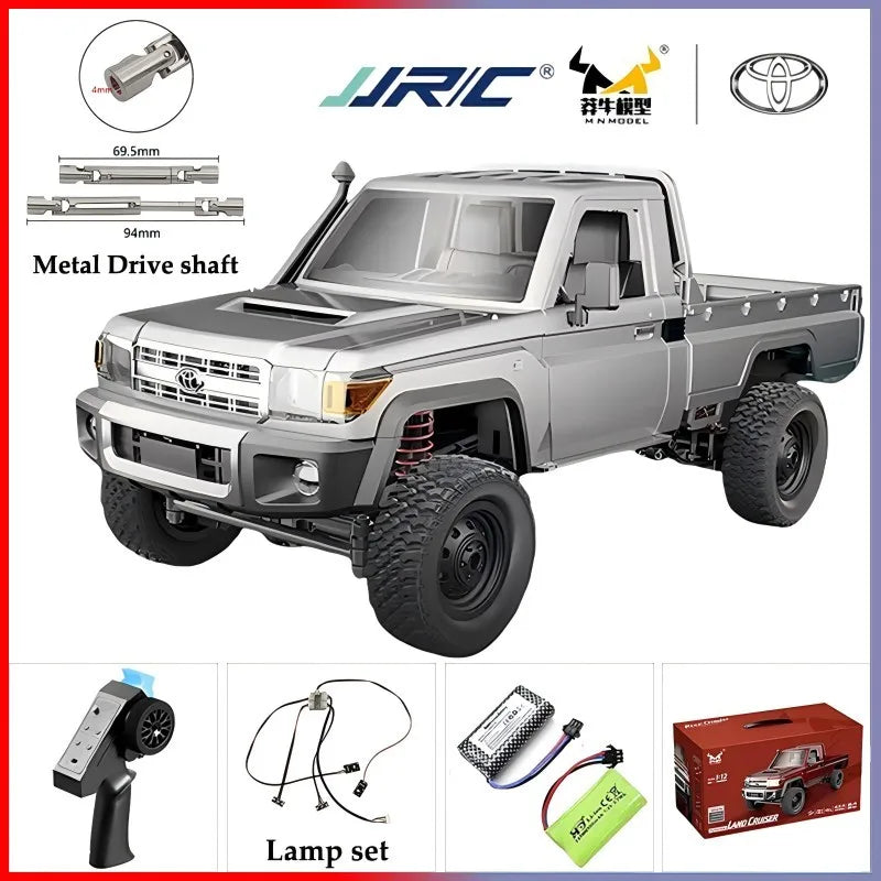 MN82S MN82 Pro Remote Controlled Climbing Off-road Vehicle 1:12 Full scale 4WD For Toyota LC79 Simulation RC Model Toy Rc Car