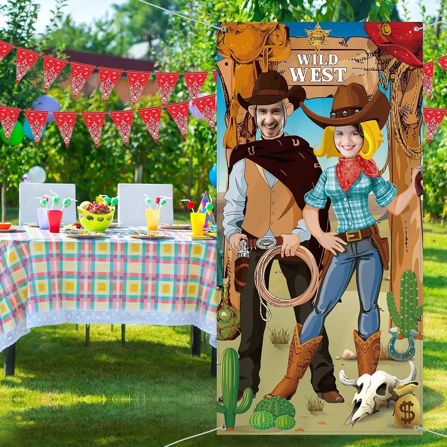 Little Britches Cowboy/Cowgirl Party Photo Backdrops
