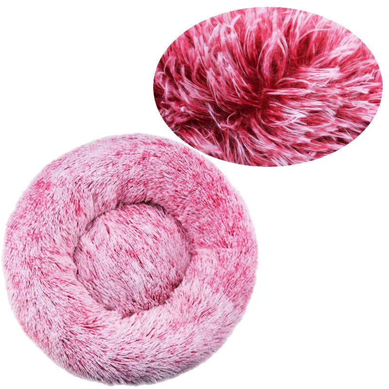 40-90cm Round Pet Bed for Large Dog Bed Super Soft Cat Bed