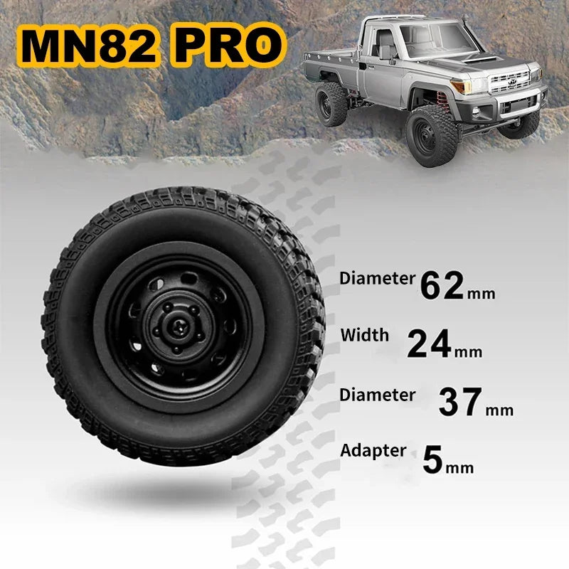 MN82S MN82 Pro Remote Controlled Climbing Off-road Vehicle 1:12 Full scale 4WD For Toyota LC79 Simulation RC Model Toy Rc Car