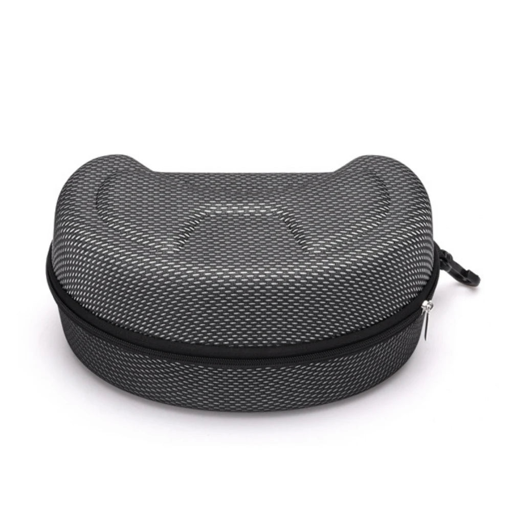 Portable Eva Ski Goggle Glasses Protector Case Snowboard Skiing Goggles Carrying Case Zipper Hard Box Holder(Without Goggles)