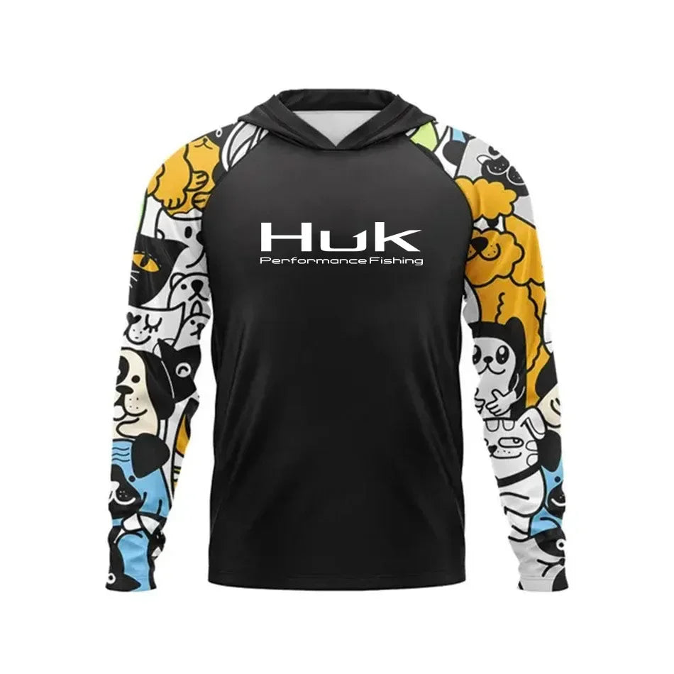 HUK Hooded Fishing Shirts